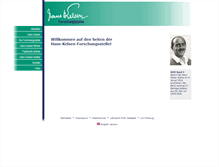Tablet Screenshot of hans-kelsen.org